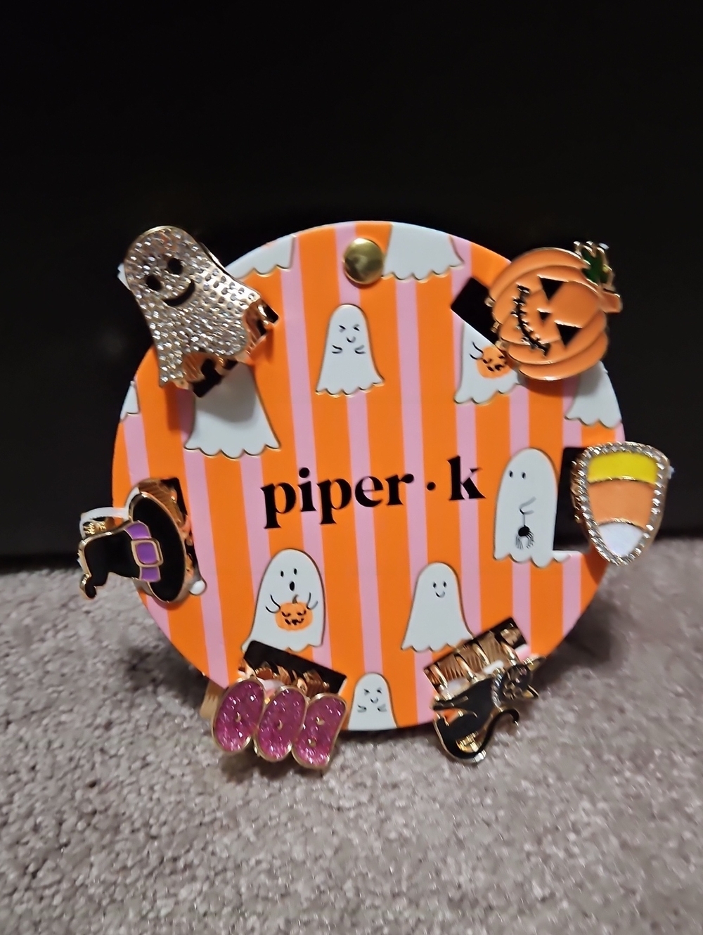Piper K - Small Halloween Hair Clips - 6 Pack